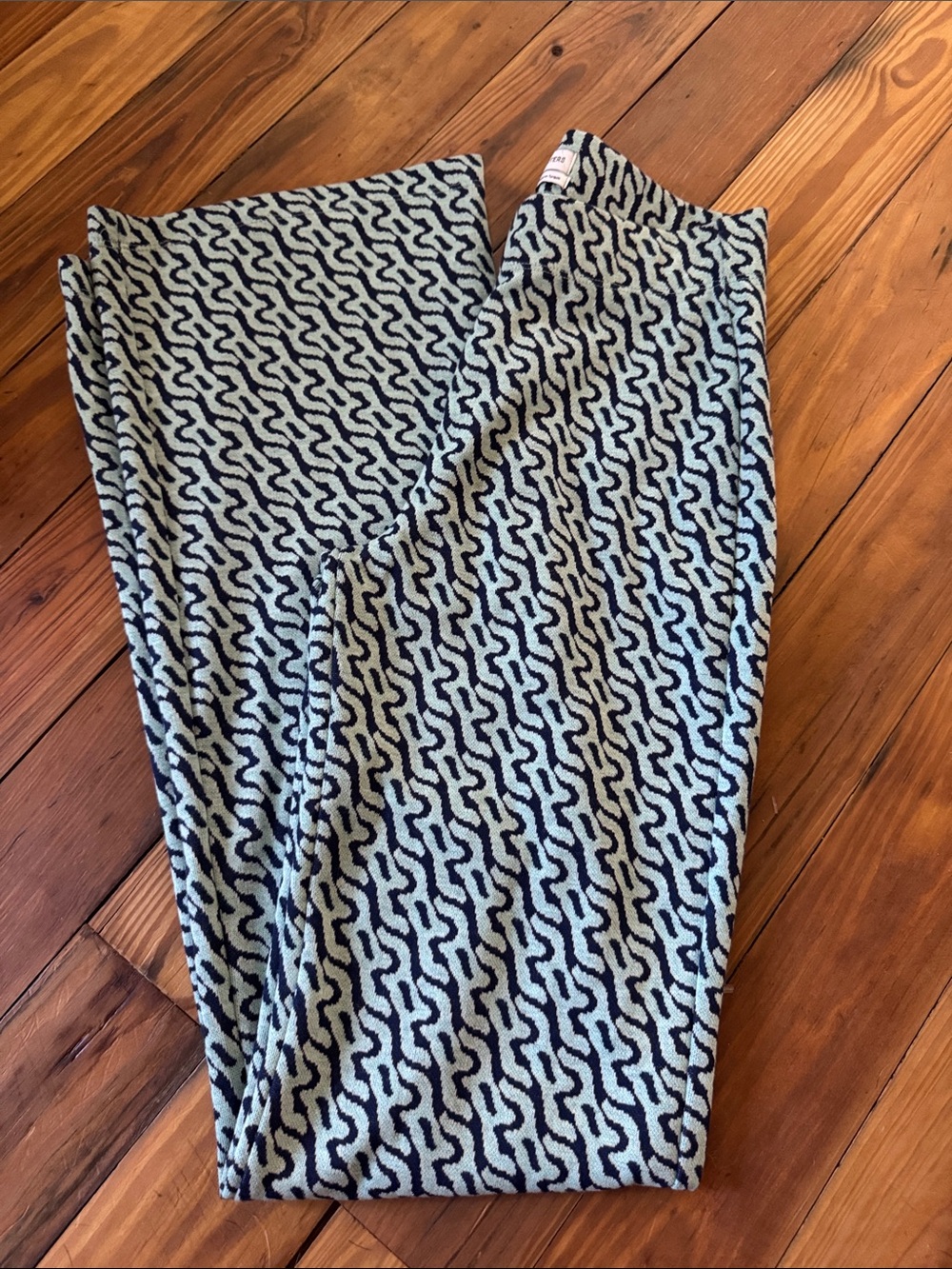 Urban Outfitters Navy & Light Blue Patterned Leggings